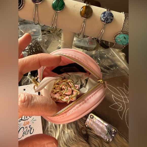 Wicked x lug Pink Quilted Coin Pouch - Picture 4 of 7